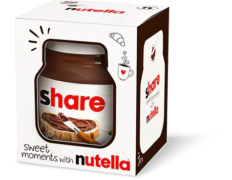 Share Jar Package | Nutella