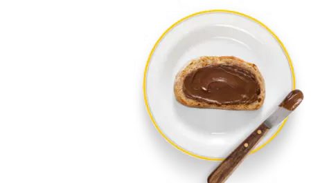 Spreadable Cream Bread Plate | Nutella